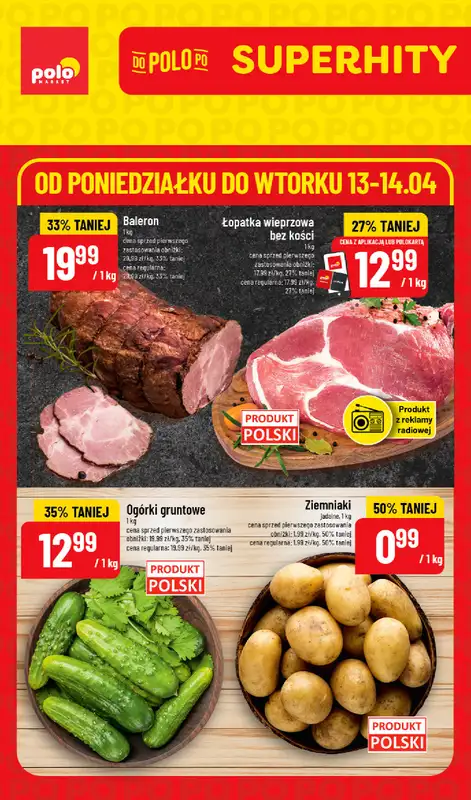 POLOmarket - gazetka promocyjna Super hity  