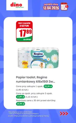 Dino - gazetka promocyjna Specjalna oferta na 13.04.2026 - promocje spoza gazetki od poniedziałku 13.04 do poniedziałku 13.04 - strona 8