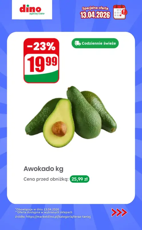 Dino - gazetka promocyjna Specjalna oferta na 13.04.2026 - promocje spoza gazetki od poniedziałku 13.04 do poniedziałku 13.04 - strona 5