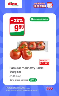 Dino - gazetka promocyjna Specjalna oferta na 13.04.2026 - promocje spoza gazetki od poniedziałku 13.04 do poniedziałku 13.04 - strona 3