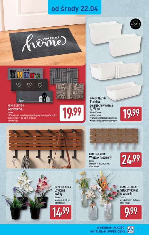 Aldi - gazetka promocyjna Aldi ma to coś! od środy 22.04 do soboty 25.04 - strona 7