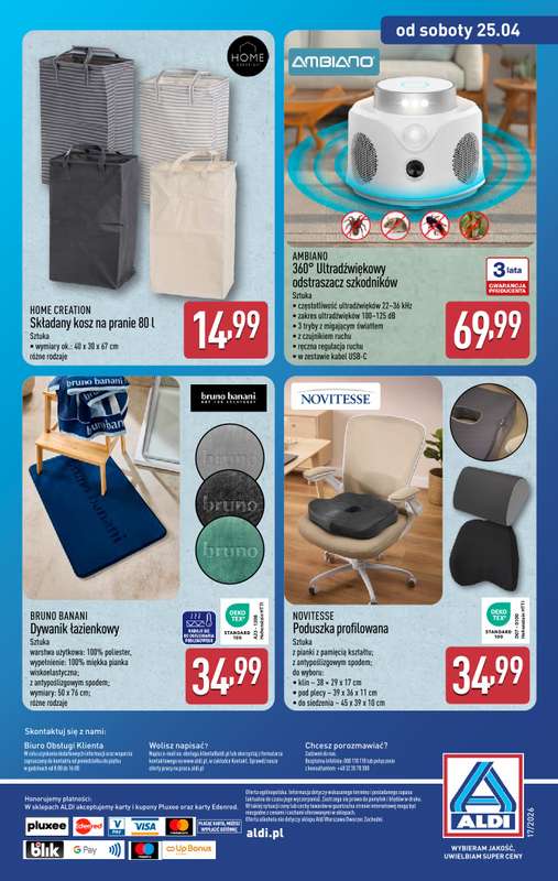 Aldi - gazetka promocyjna Aldi ma to coś! od środy 22.04 do soboty 25.04 - strona 17