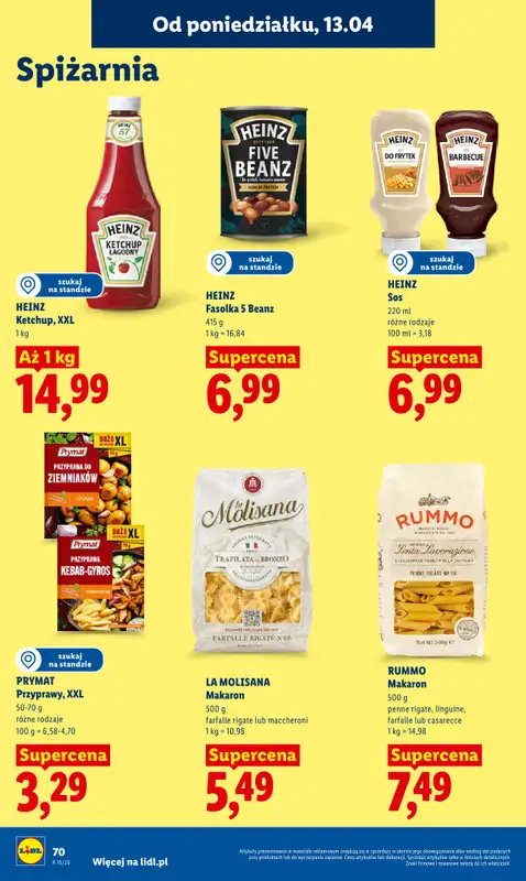 Lidl - gazetka promocyjna Oferta od poniedziałku od poniedziałku 13.04 do środy 15.04 - strona 76