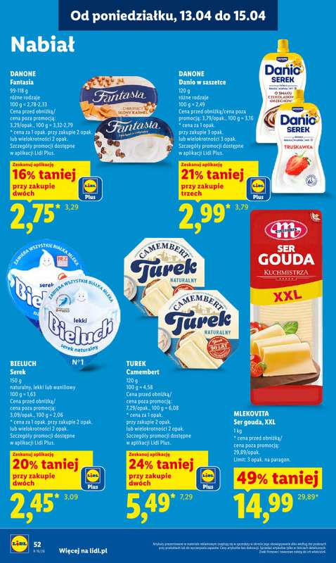 Lidl - gazetka promocyjna Oferta od poniedziałku od poniedziałku 13.04 do środy 15.04 - strona 56