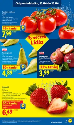 Lidl - gazetka promocyjna Oferta od poniedziałku od poniedziałku 13.04 do środy 15.04 - strona 31