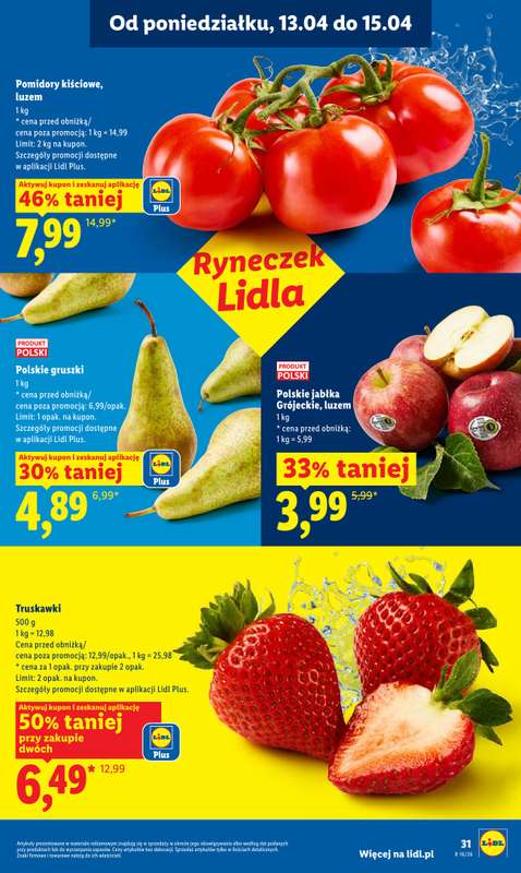 Lidl - gazetka promocyjna Oferta od poniedziałku od poniedziałku 13.04 do środy 15.04 - strona 31