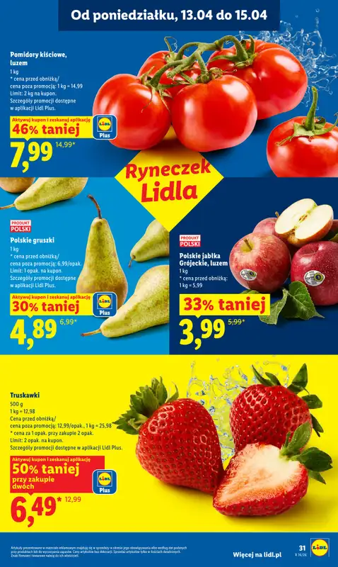 Lidl - gazetka promocyjna Oferta od poniedziałku od poniedziałku 13.04 do środy 15.04 - strona 31