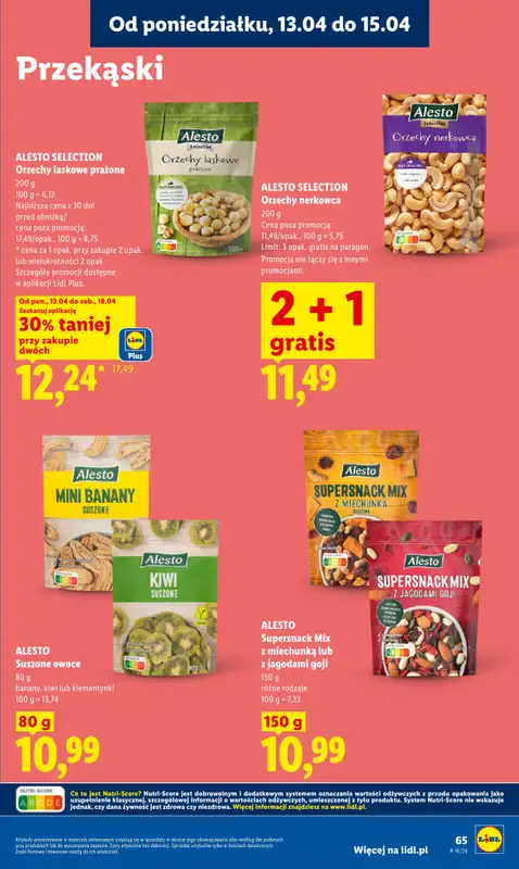 Lidl - gazetka promocyjna Oferta od poniedziałku od poniedziałku 13.04 do środy 15.04 - strona 71