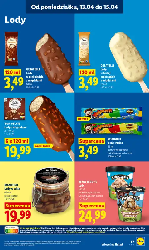 Lidl - gazetka promocyjna Oferta od poniedziałku od poniedziałku 13.04 do środy 15.04 - strona 61