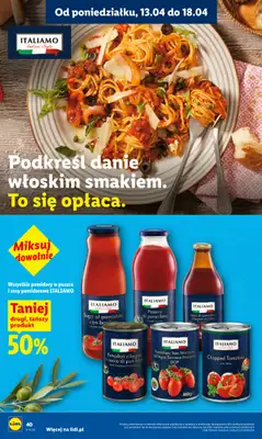 Lidl - gazetka promocyjna Oferta od poniedziałku od poniedziałku 13.04 do środy 15.04 - strona 40