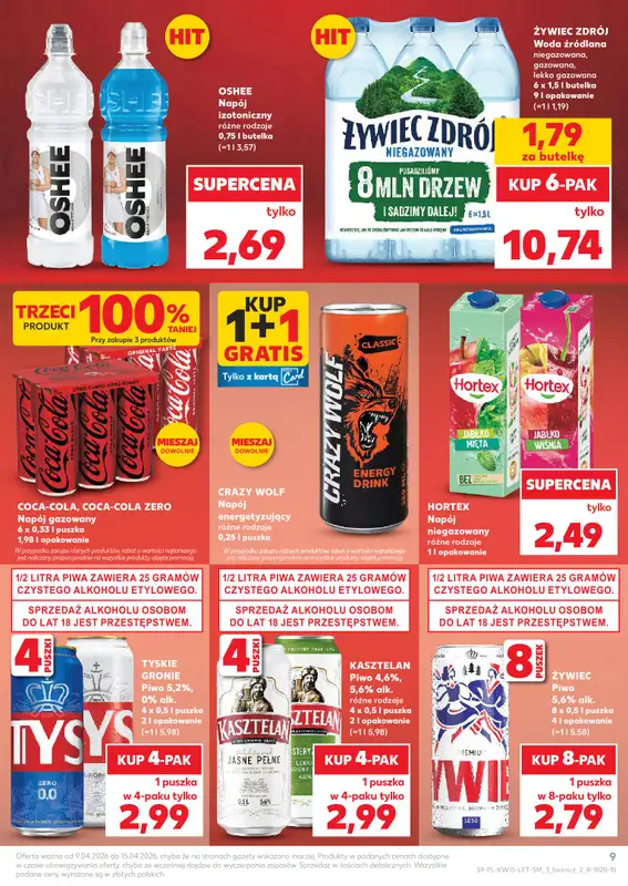 Kaufland - gazetka promocyjna Gazetka Tygodnia od czwartku 09.04 do środy 15.04 - strona 9