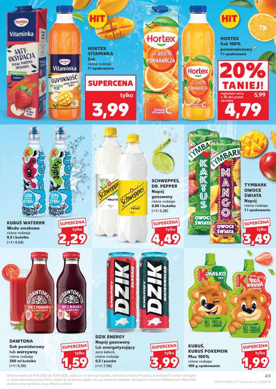 Kaufland - gazetka promocyjna Gazetka Tygodnia od czwartku 09.04 do środy 15.04 - strona 49