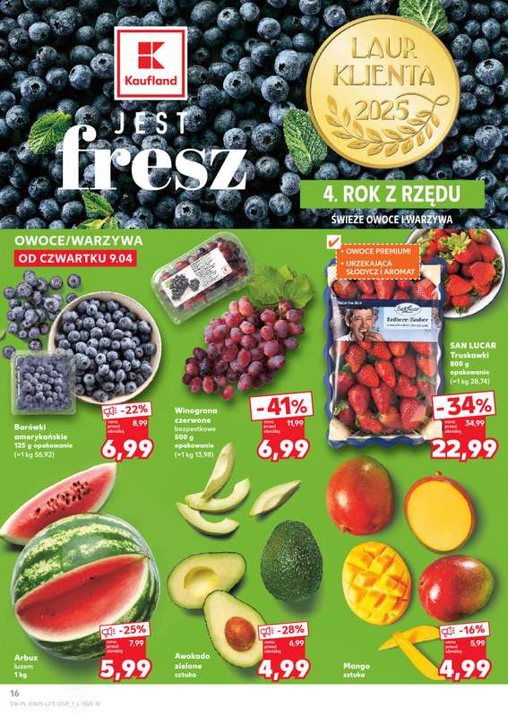 Kaufland - gazetka promocyjna Gazetka Tygodnia od czwartku 09.04 do środy 15.04 - strona 16