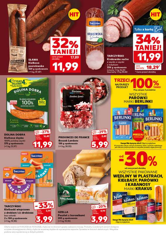 Kaufland - gazetka promocyjna Mocny Start od poniedziałku 13.04 do środy 15.04 - strona 23