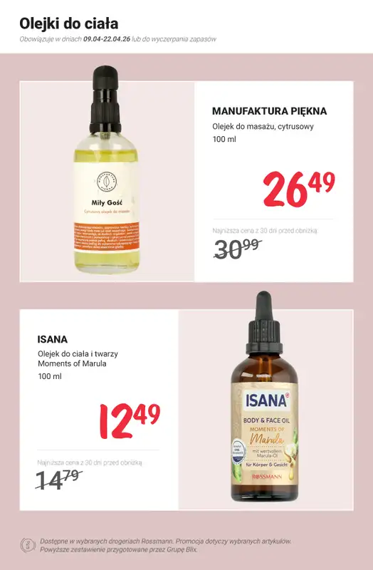 Rossmann - gazetka promocyjna Domowa strefa SPA -  PROMOCJE od poniedziałku 13.04 do środy 22.04 - strona 10