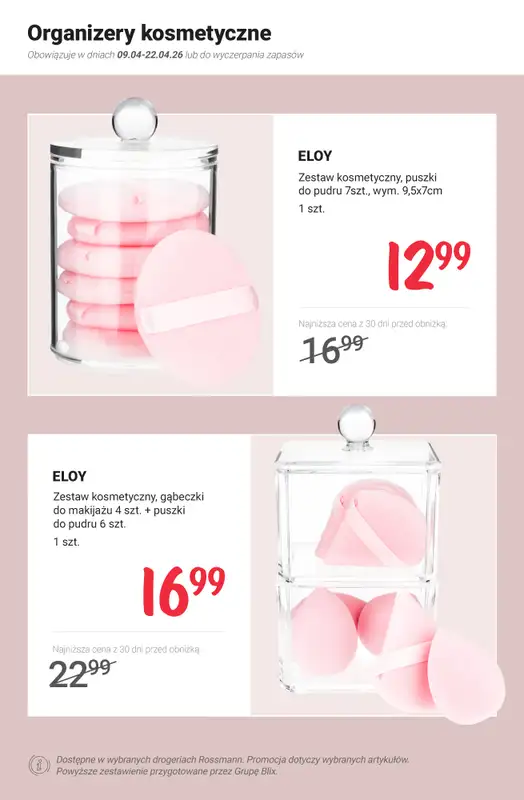 Rossmann - gazetka promocyjna Domowa strefa SPA -  PROMOCJE od poniedziałku 13.04 do środy 22.04 - strona 3