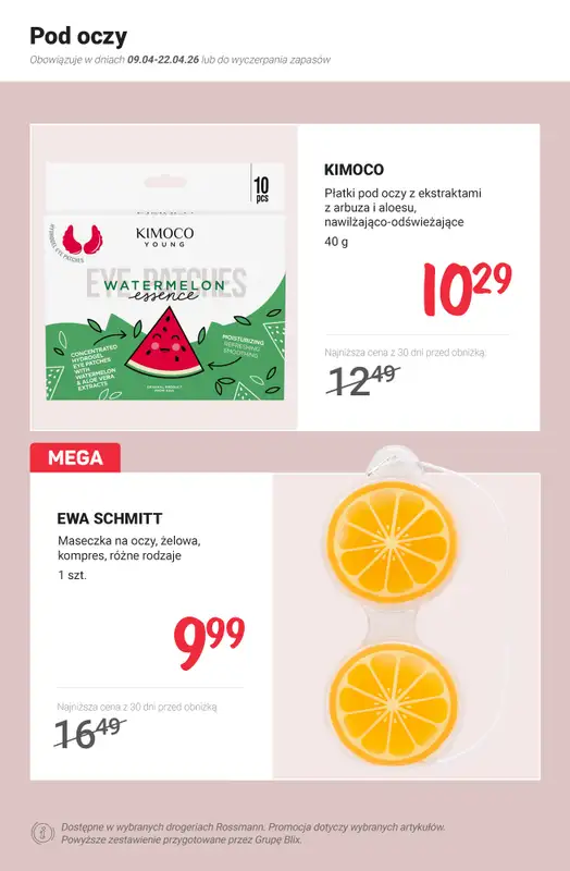 Rossmann - gazetka promocyjna Domowa strefa SPA -  PROMOCJE od poniedziałku 13.04 do środy 22.04 - strona 8
