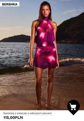 Bershka - gazetka promocyjna Damskie stroje kąpielowe i odzież plażowa od poniedziałku 13.04  - strona 8