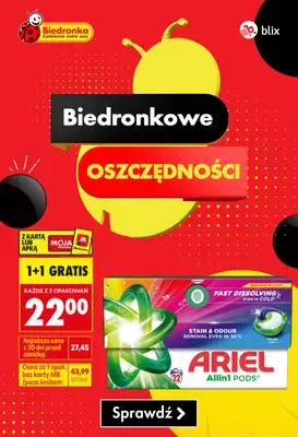Biedronka - gazetka promocyjna Biedronkowe oszczędności od poniedziałku 13.04 do środy 15.04