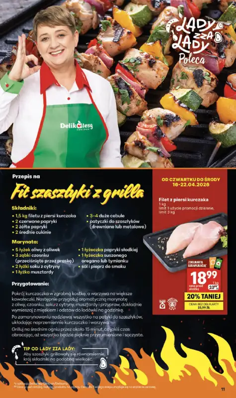 Delikatesy Centrum - gazetka promocyjna Gazetka  do środy 22.04 - strona 11