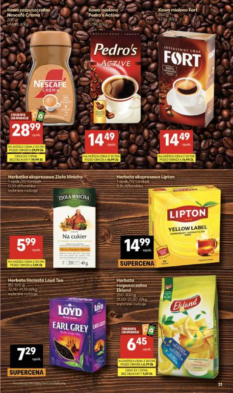 Delikatesy Centrum - gazetka promocyjna Gazetka  do środy 22.04 - strona 31