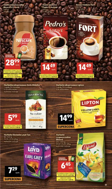 Delikatesy Centrum - gazetka promocyjna Gazetka  do środy 22.04 - strona 31