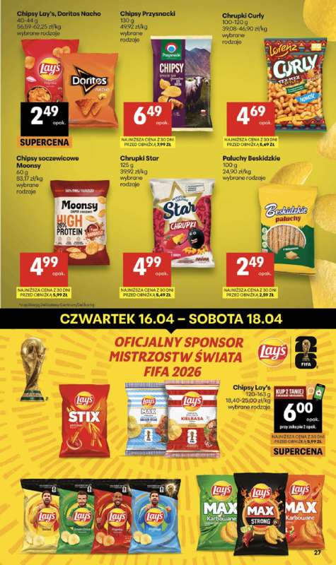 Delikatesy Centrum - gazetka promocyjna Gazetka  do środy 22.04 - strona 27