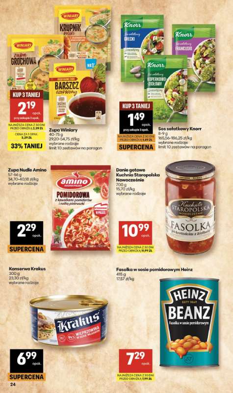 Delikatesy Centrum - gazetka promocyjna Gazetka  do środy 22.04 - strona 24