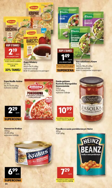 Delikatesy Centrum - gazetka promocyjna Gazetka  do środy 22.04 - strona 24