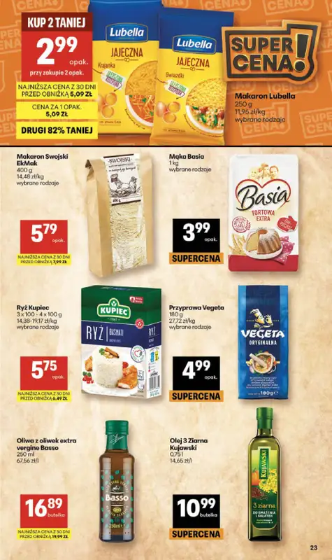 Delikatesy Centrum - gazetka promocyjna Gazetka  do środy 22.04 - strona 23