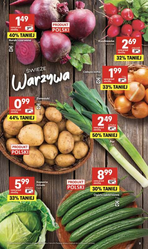 Delikatesy Centrum - gazetka promocyjna Gazetka  do środy 22.04 - strona 9