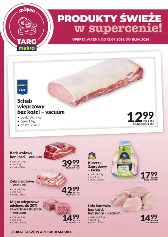 Makro - gazetka promocyjna Targ MAKRO - oferta świeża w super cenach! od poniedziałku 13.04 do soboty 18.04 - strona 2