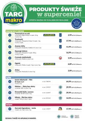 Makro - gazetka promocyjna Targ MAKRO - oferta świeża w super cenach! od poniedziałku 13.04 do soboty 18.04 - strona 6