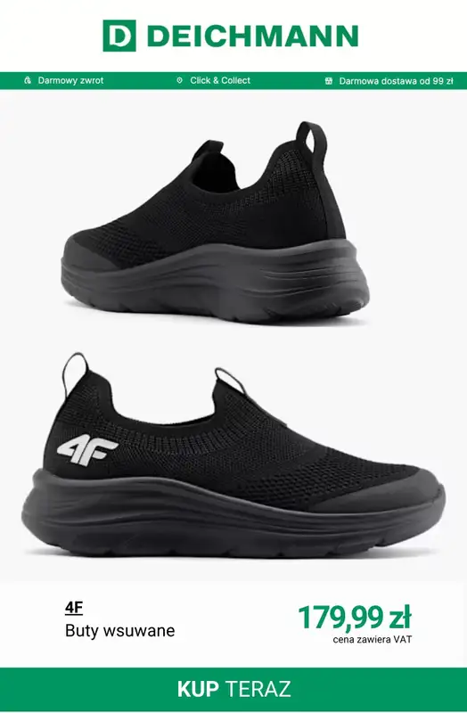 Deichmann - gazetka promocyjna Kolekcja 4F od poniedziałku 13.04  - strona 10