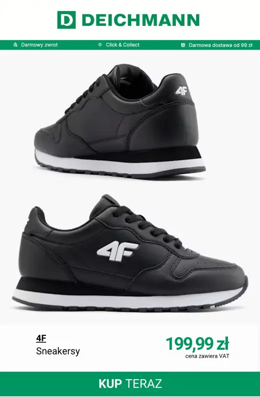 Deichmann - gazetka promocyjna Kolekcja 4F od poniedziałku 13.04  - strona 8