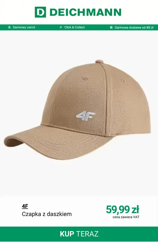 Deichmann - gazetka promocyjna Kolekcja 4F od poniedziałku 13.04  - strona 12