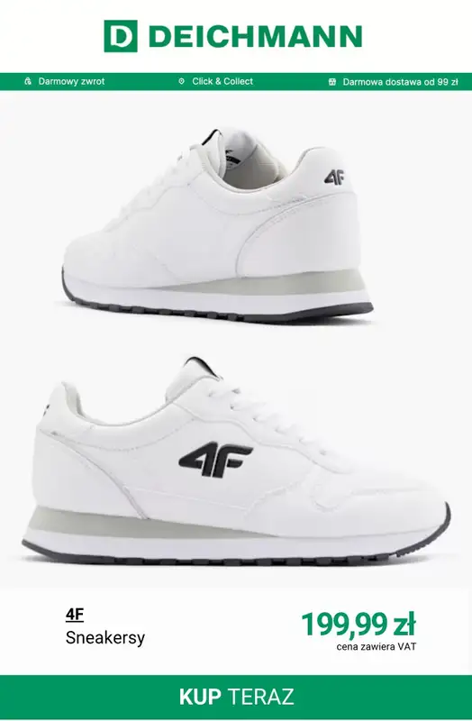 Deichmann - gazetka promocyjna Kolekcja 4F od poniedziałku 13.04  - strona 6