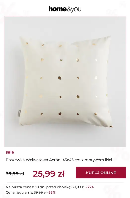 home&you - gazetka promocyjna Sale do 29,99 zł od poniedziałku 13.04 do niedzieli 19.04 - strona 6