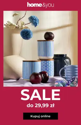 home&you - gazetka promocyjna Sale do 29,99 zł od poniedziałku 13.04 do niedzieli 19.04