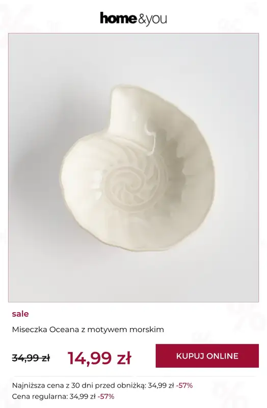 home&you - gazetka promocyjna Sale do 29,99 zł od poniedziałku 13.04 do niedzieli 19.04 - strona 9