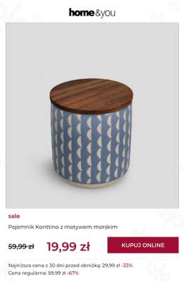 home&you - gazetka promocyjna Sale do 29,99 zł od poniedziałku 13.04 do niedzieli 19.04 - strona 7