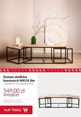 Homla - gazetka promocyjna Nowoczesne meble w niższej cenie od poniedziałku 13.04  - strona 5