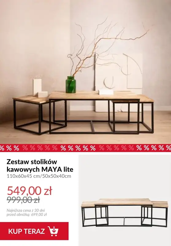 Homla - gazetka promocyjna Nowoczesne meble w niższej cenie od poniedziałku 13.04  - strona 5