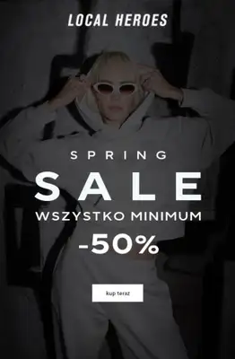 Top Secret - gazetka promocyjna Local Heroes SALE: min. -50% zniżki! od poniedziałku 13.04 do poniedziałku 20.04