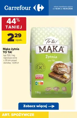 Carrefour - gazetka promocyjna PROMOCJE AŻ DO -44% od poniedziałku 13.04 do soboty 18.04 - strona 2