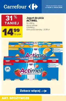 Carrefour - gazetka promocyjna PROMOCJE AŻ DO -44% od poniedziałku 13.04 do soboty 18.04 - strona 7