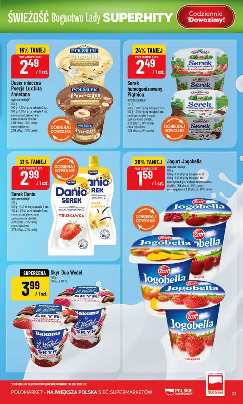 POLOmarket - gazetka promocyjna Gazetka od środy 15.04 do wtorku 21.04 - strona 21