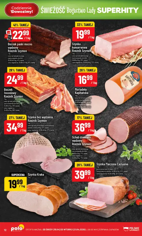 POLOmarket - gazetka promocyjna Gazetka od środy 15.04 do wtorku 21.04 - strona 12