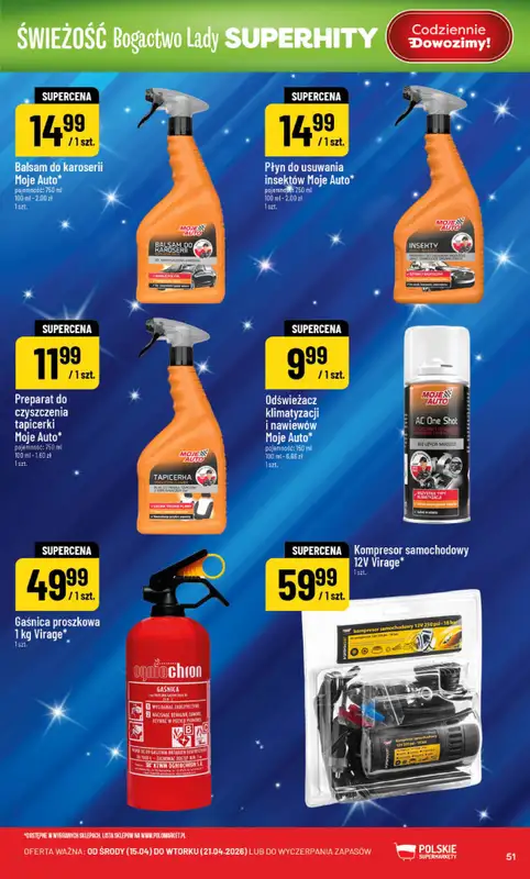POLOmarket - gazetka promocyjna Gazetka od środy 15.04 do wtorku 21.04 - strona 51