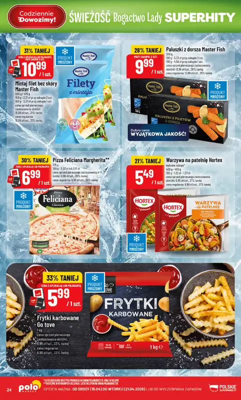 POLOmarket - gazetka promocyjna Gazetka od środy 15.04 do wtorku 21.04 - strona 24